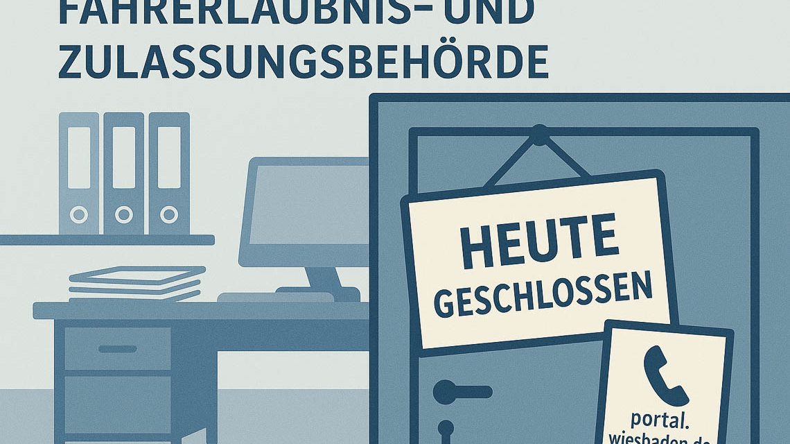 Fahrerlaubnisbehoerde geschlossen
