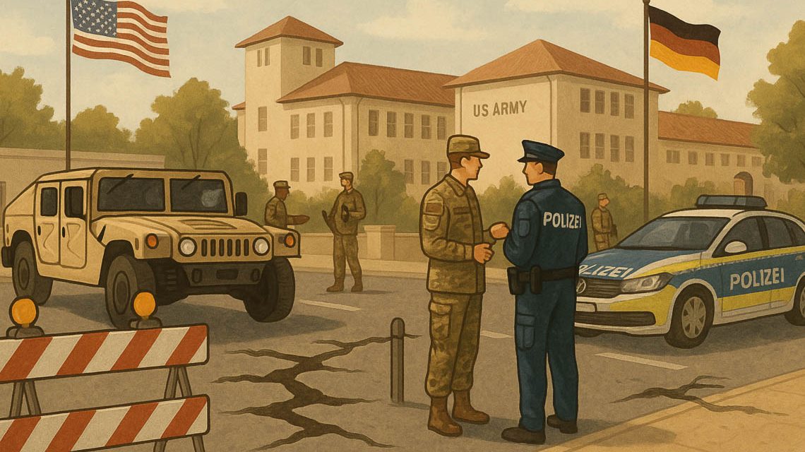 Militärpräsenz in der Stadt