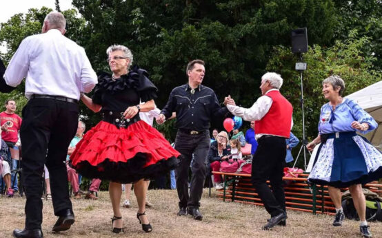 Squaredance beim Mosburgfest.