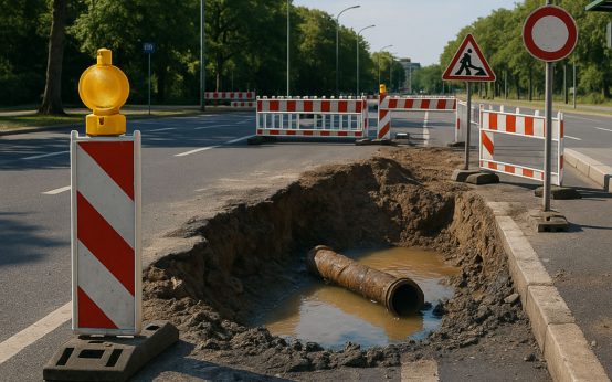 Symbolbild, Wasserrohrbruch