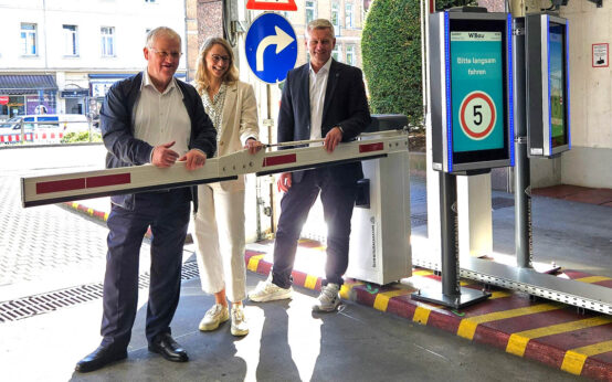 ticketloses Parken im City Parkhaus.