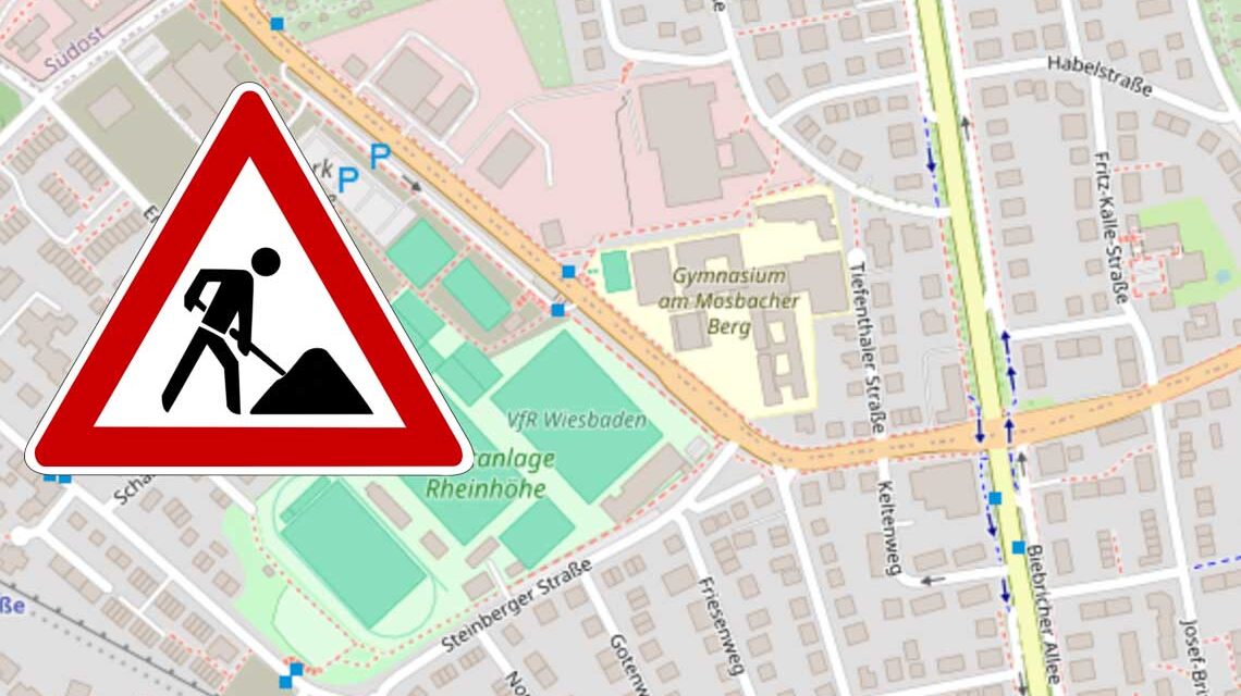 Sperrung des Konrad-Adenauer-Rings