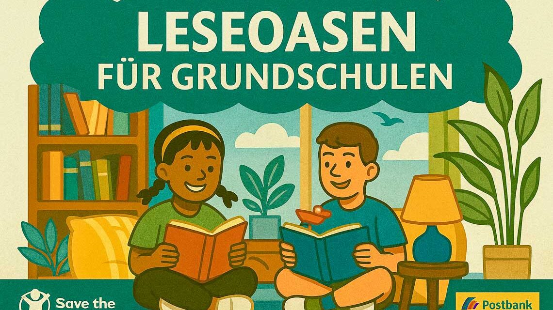 LeseOasen in Wiesbaden: Wie Rückzugsorte Kindern das Lesen öffnen