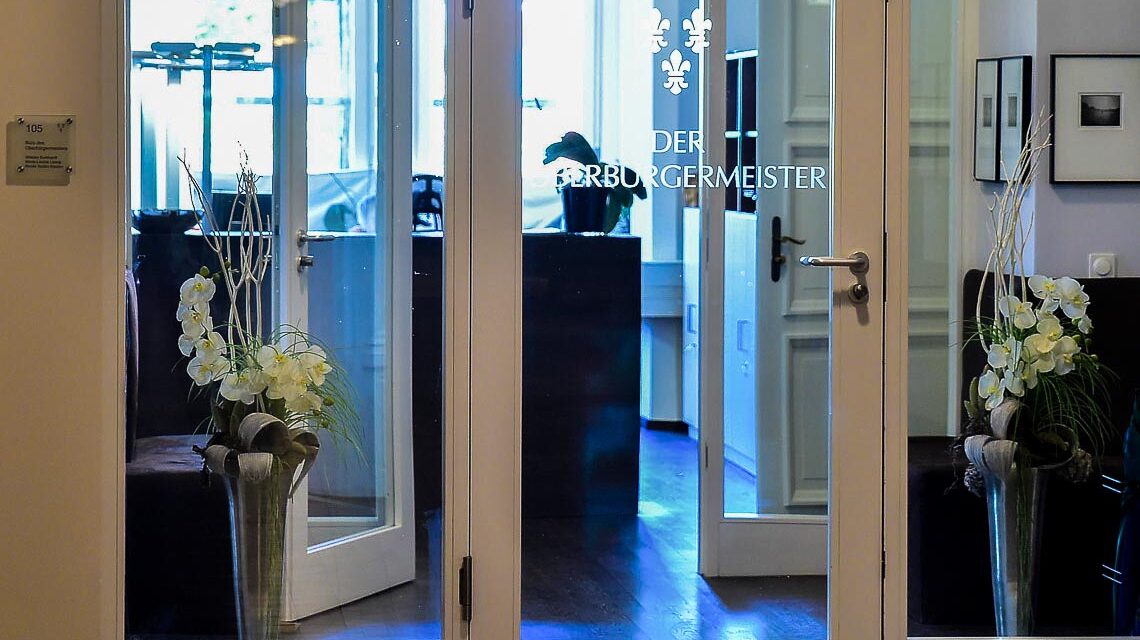 Oberbürgermeistersprechstunde im neuen Rathaus.