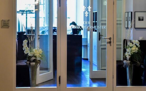 Oberbürgermeistersprechstunde im neuen Rathaus.