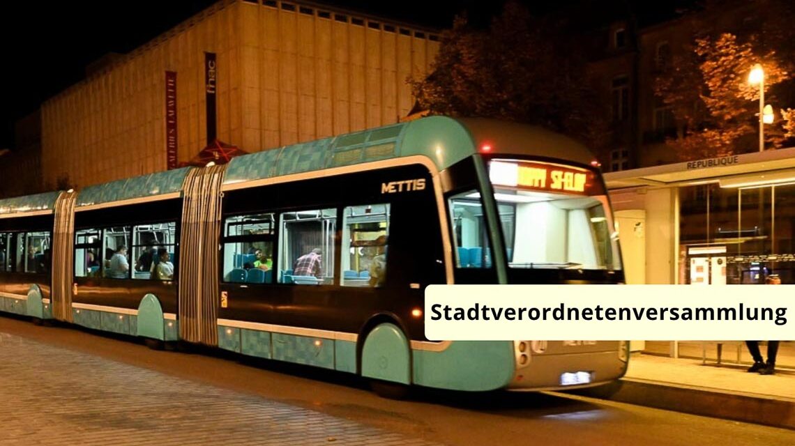 Stadtverordnetenversammlung: In Bezug auf den neuen Stadtteil das Ostfeld gfällt immer wieder der Einsatz von Schienenverkehr.