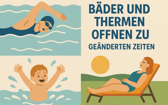 Besucher genießen am Tag der Deutschen Einheit das Schwimmen und die Saunen in Wiesbadens Bädern und Thermen.