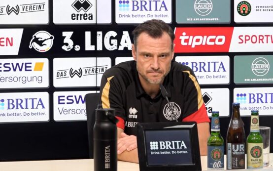 Trainer Nils Döring nach dem Spiel.