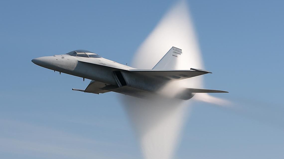 Überschallflug im Rhein-Main Gebiet.