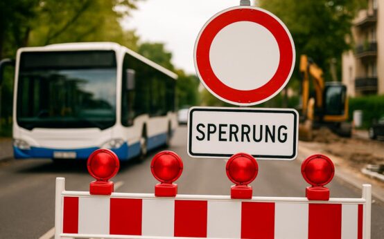 Symbolbild für Busumleitung in Wiesbaden.