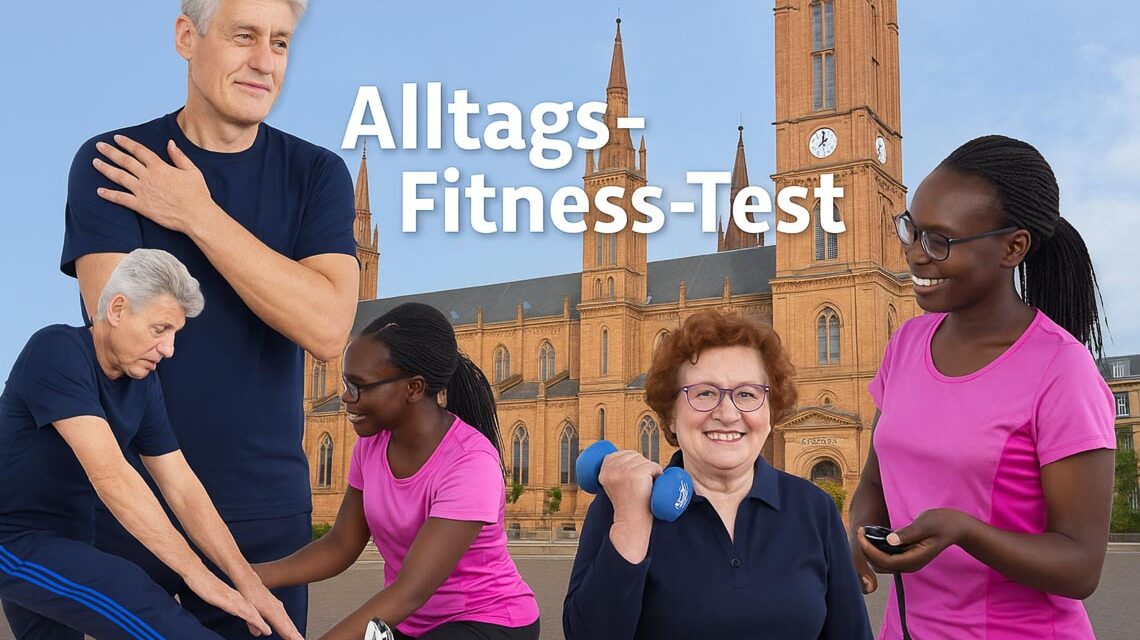 Alltags-Fintess-Test im Rathaus: Wie beweglich, wie kräftig, wie flexibel sind sie?