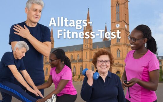Alltags-Fintess-Test im Rathaus: Wie beweglich, wie kräftig, wie flexibel sind sie?