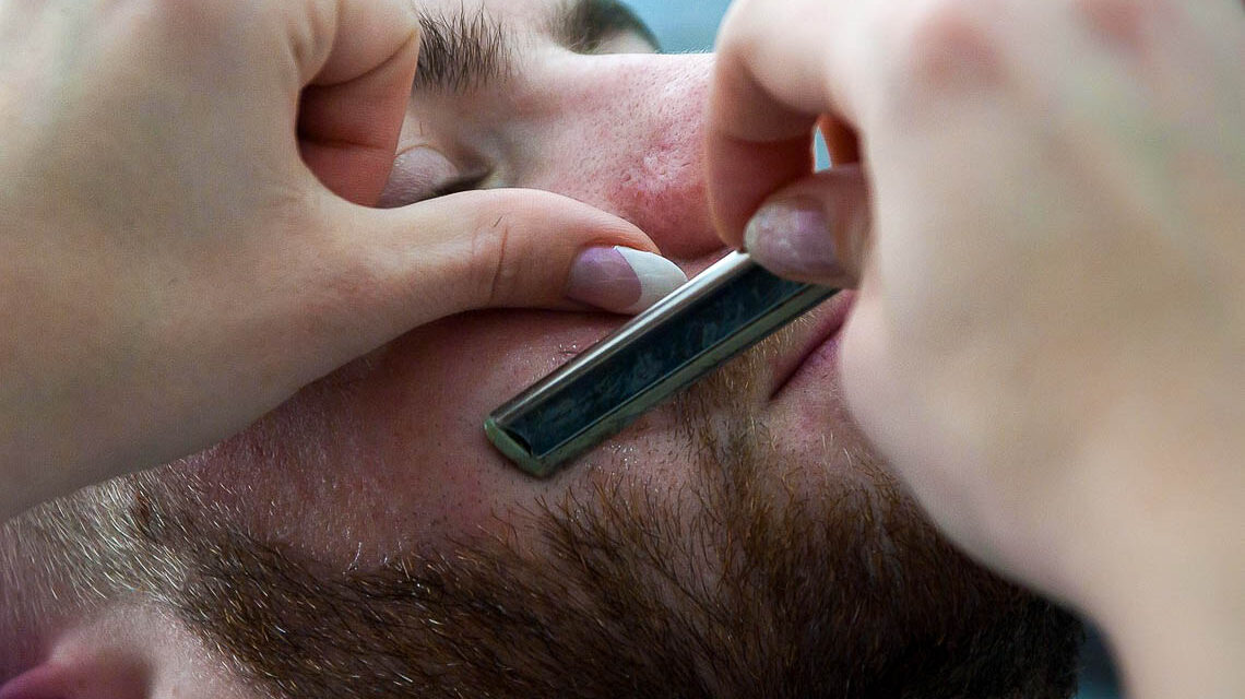 Bart ab, ein Statement für Gesundheit setzen.