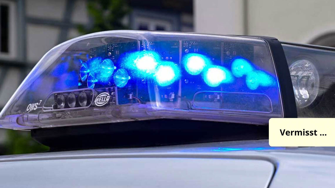 Vermisstenmeldung, Blaulicht in Wiesbaden