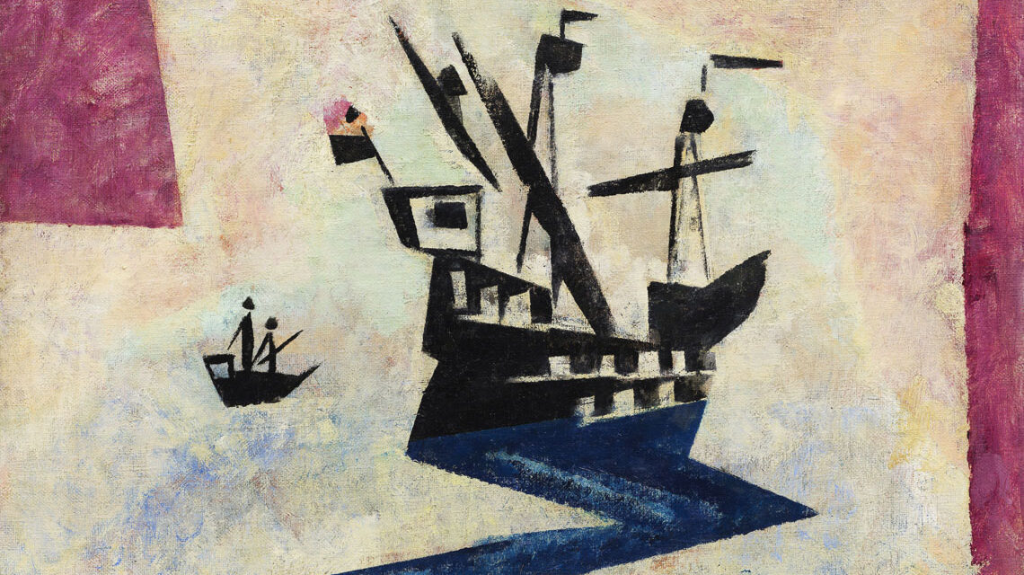 Lyonel Feininger, Karavellen, 1933, Privatsammlung © VG Bild-Kunst, Bonn 2025, Foto: Ketterer Kunst