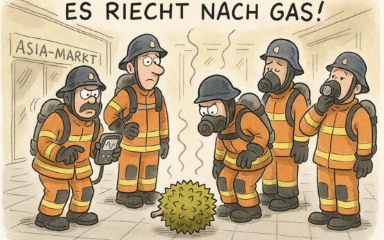 Durian oder Gasgeruch? Feuerwehreinsatz im Einkaufszentrum (Westcenter Wiesbaden)