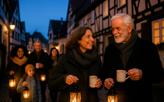 Glühweinwanderung durch de Gassen von Eltville