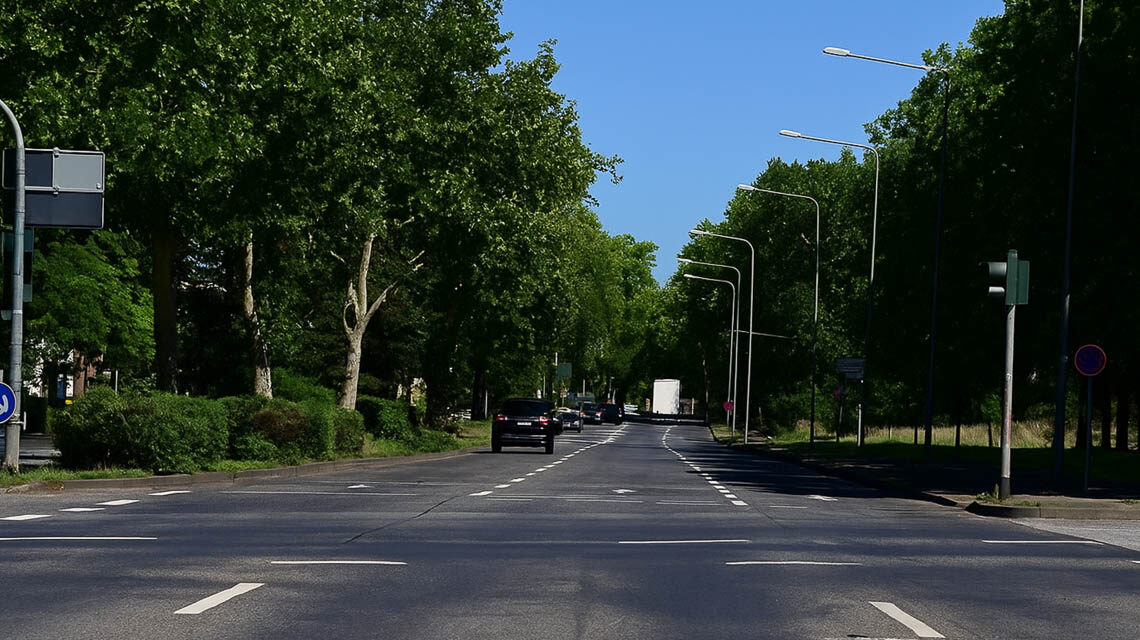 Gustav-Stresemann-Ring für den Verkehr freigegeben.