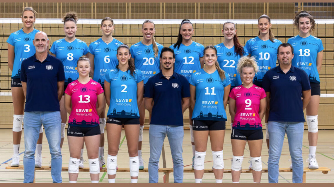 Mannschaft des VC Wiesabden zum Saisonstart 2025.2026.