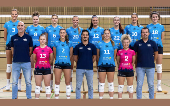 Mannschaft des VC Wiesabden zum Saisonstart 2025.2026.