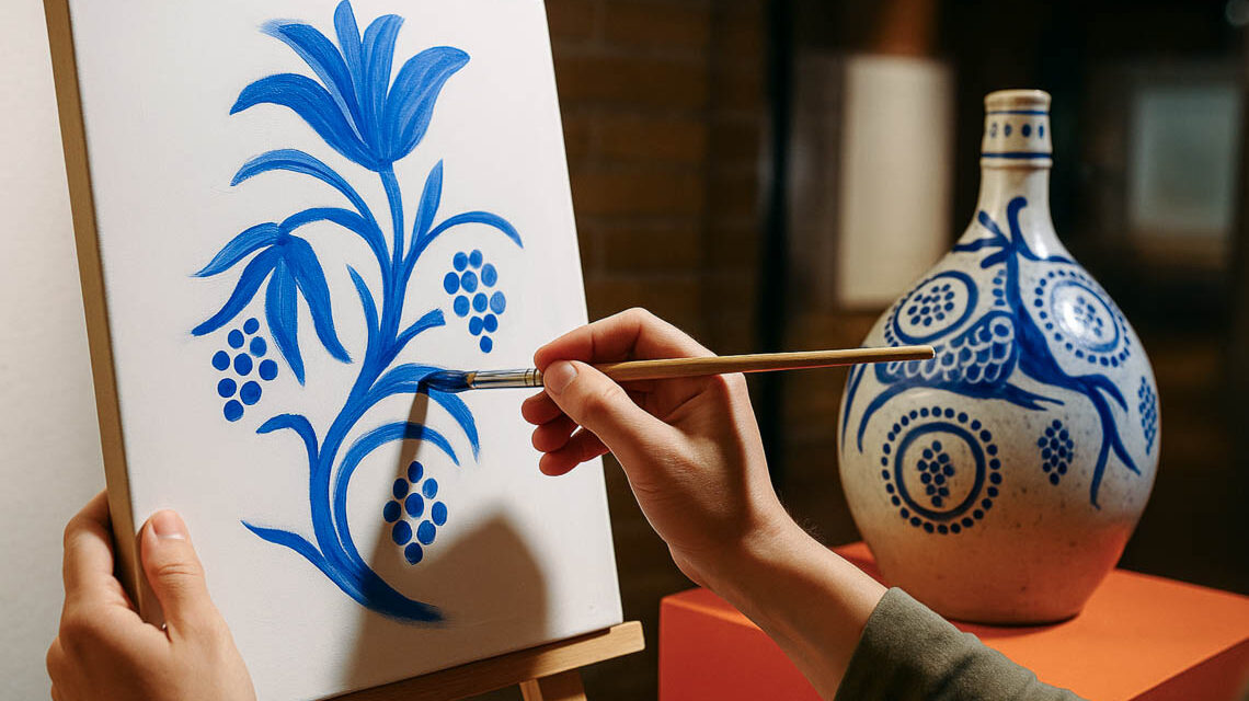 Stadtmuseum offene Werkstatt mit Westerwälder Streinzeug.