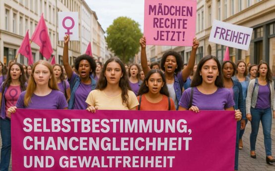 Aktionsmarsch zum Weltmädchentag