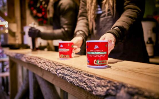 Aldi-Weihnachtsmarkt bald in Wiesbaden.