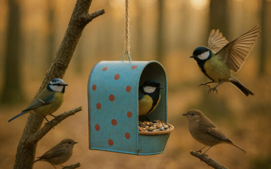 Winterfutter und verwandeln Balkon und Fensterbrett in eine kleine Bühne für Meisen, Spatzen und Rotkehlchen
