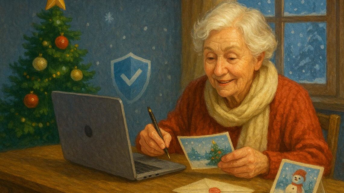 Kreative Weihnachtsgrüße aus der KI-Werkstatt.