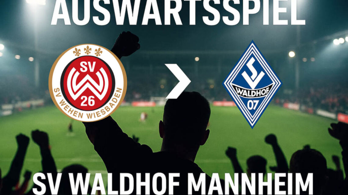 Auswärts, mit dem Fanbus nach Mannheim.