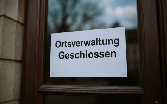 Ortsverwaltung geschlossen