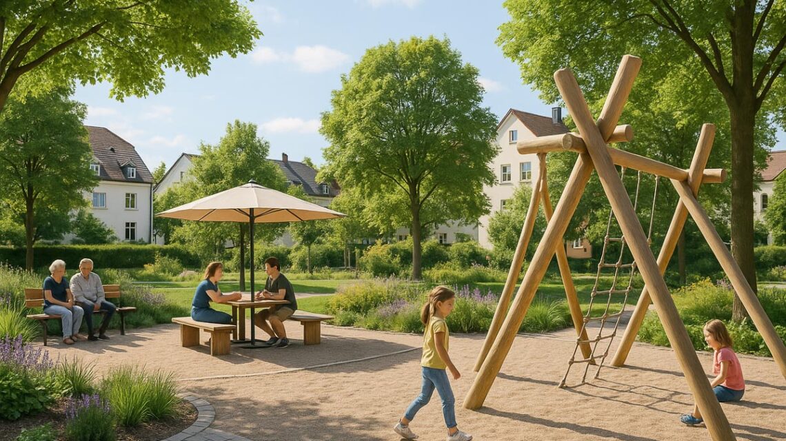 Symbolfoto für eien neuen Quartiersplatz im Komponistenviertel.