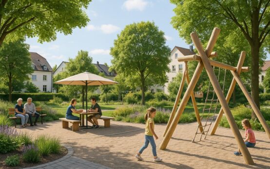 Symbolfoto für eien neuen Quartiersplatz im Komponistenviertel.