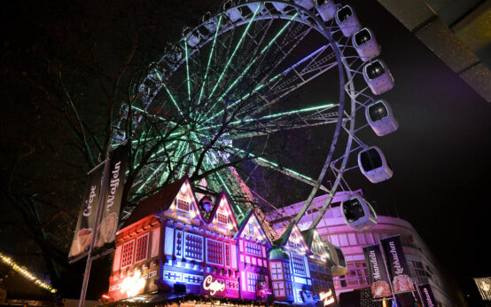 Winterstubb, Sonnenrad auf dem Mauritiusplatz.