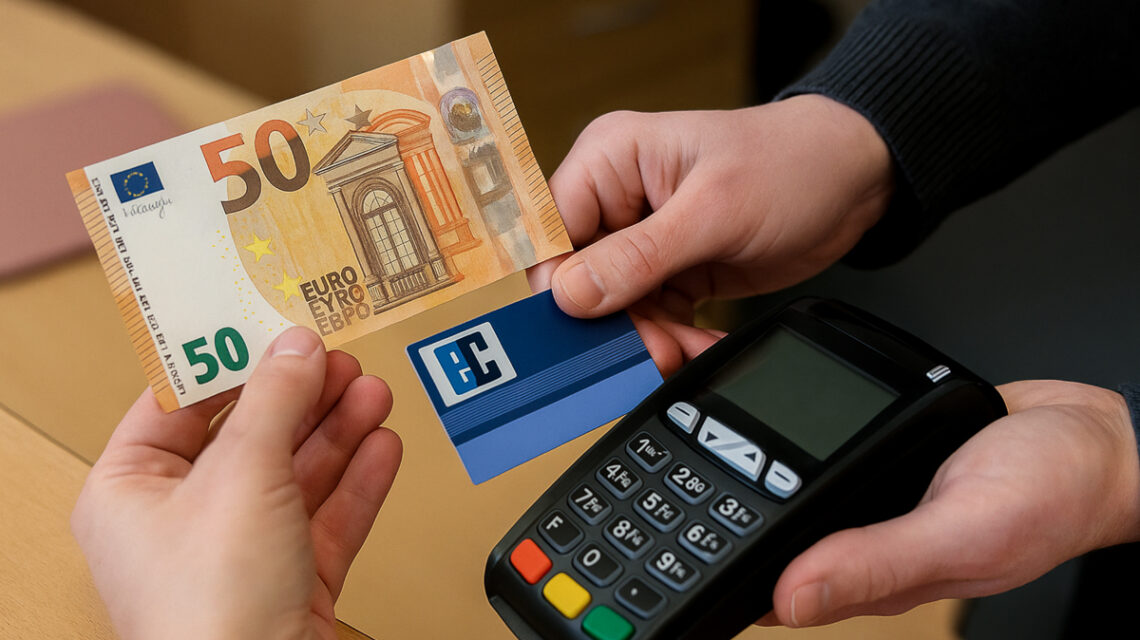 Kartenzahlung statt Cash-Zahlung