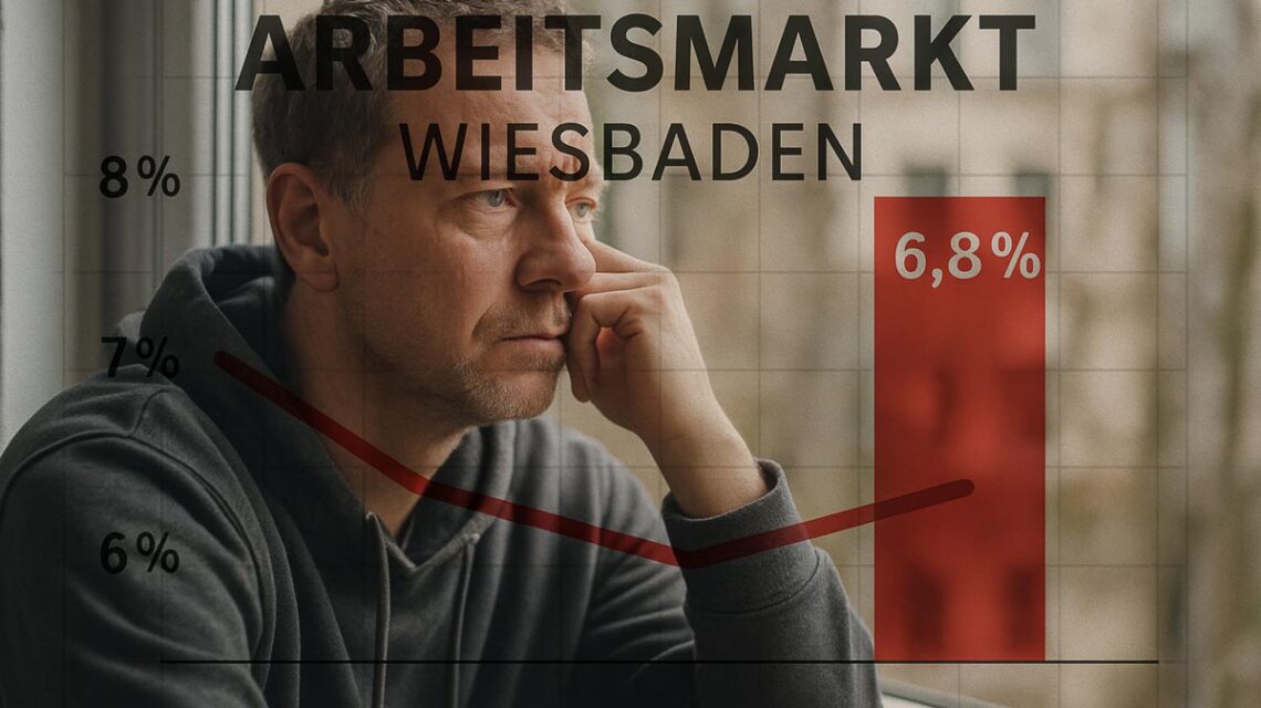 Arbeitsmarkt im Spagat: Wiesbadens Unternehmen halten Personal, während neue Impulse fehlen.