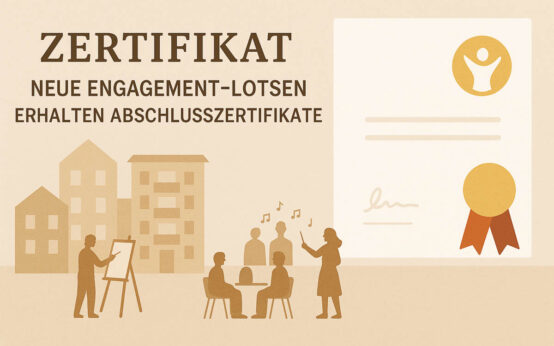 Zertifikate für neue Engegament-Lotsen.