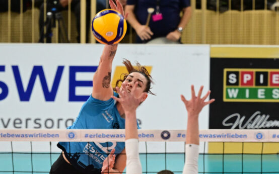 Ein kurzer Wackler, kein Satzverlust: VC Wiesbaden schlägt Hamburg 3:0