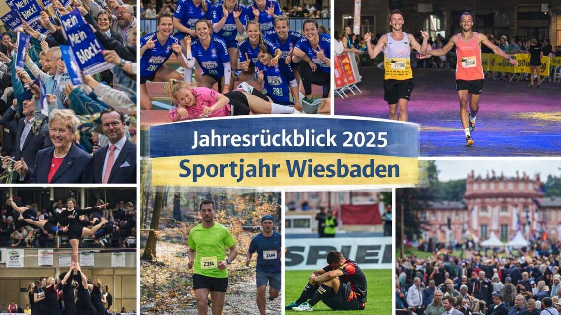 Sportmomente eines Jahres: Wiesbaden feiert Läufer, Reiter, Teams und Talente – ein vielfältiger Rückblick auf 2025.