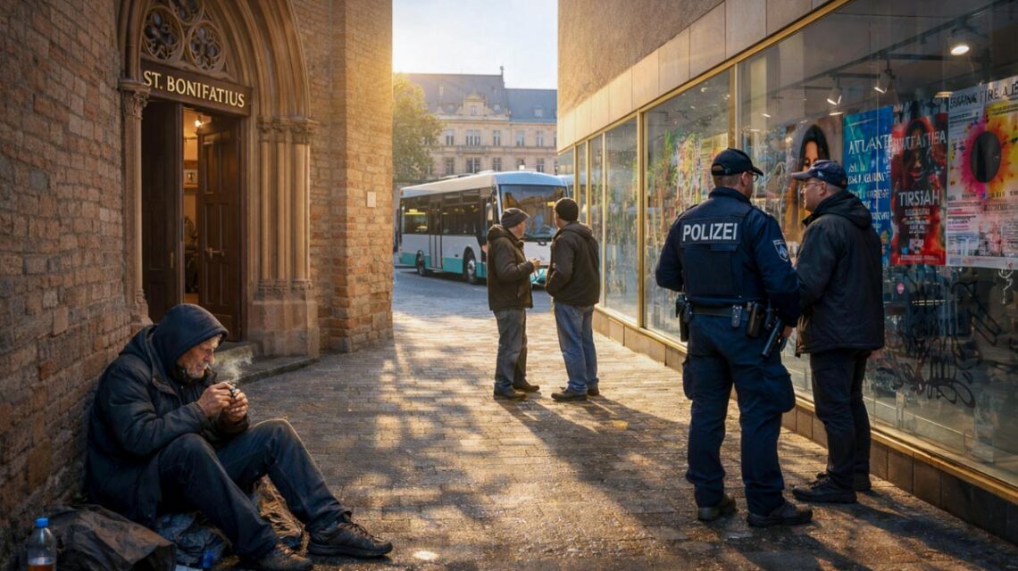 Kirchenreulchen, Ort der Drogenszene in der Innenstadt.
