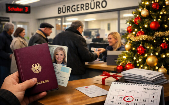 Kurz vor den Feiertagen bündeln Wiesbadens Bürgerbüros die Abholung von Personalausweisen und Reisepässen.