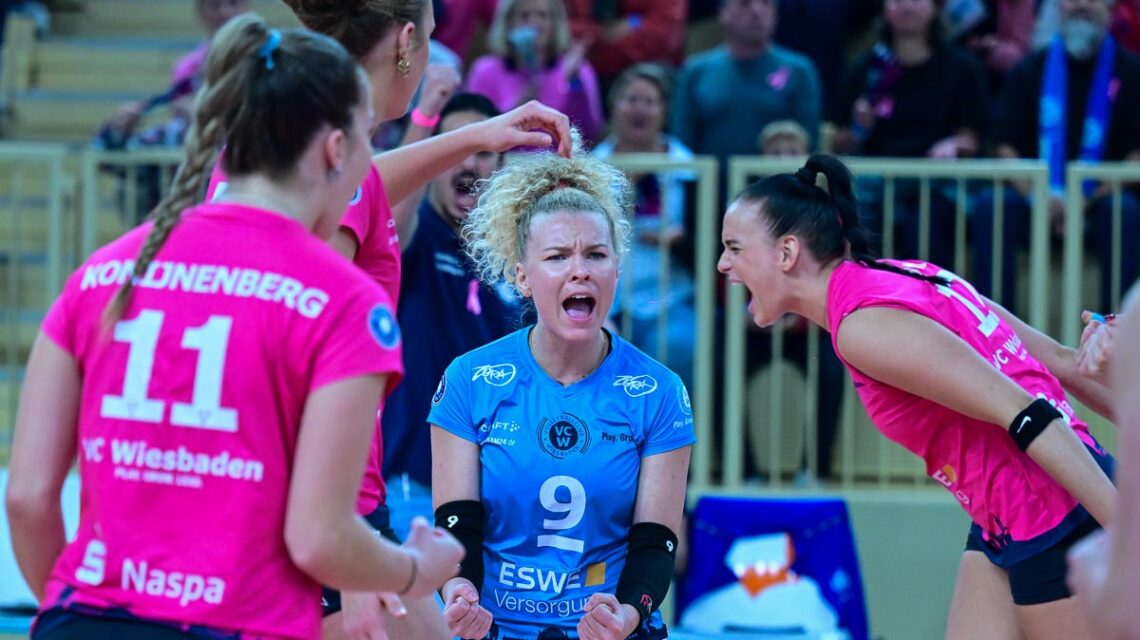 Rene Sain, VC Wiesbaden ich Punktgewinn!