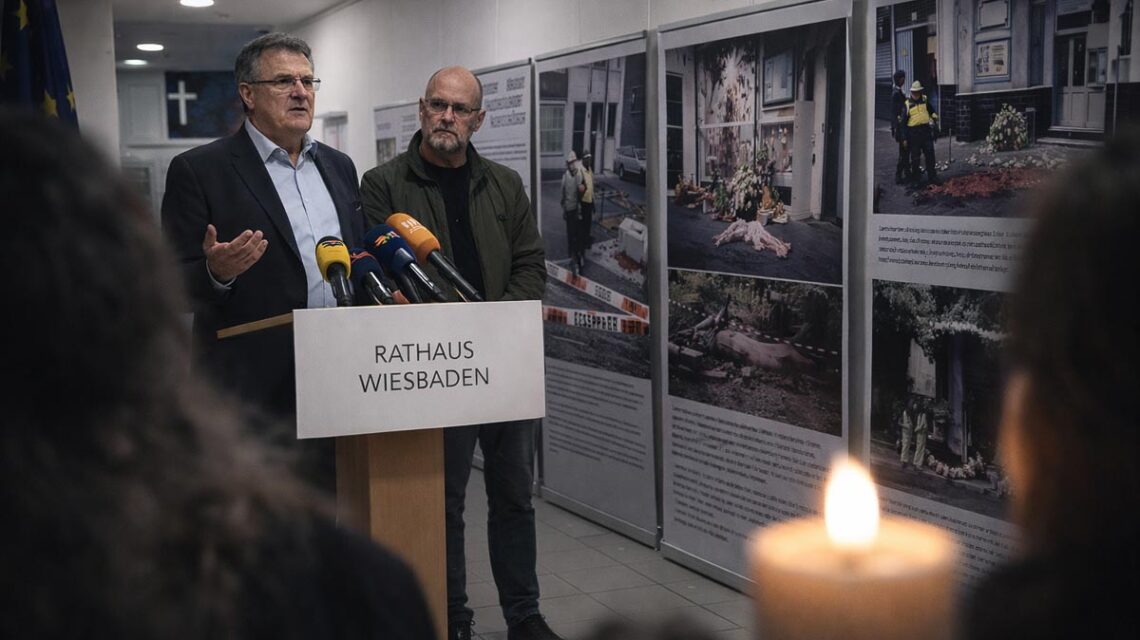 Ausstellung „Rechter Terror in Hessen“ im Wiesbadener Rathaus zeigt Geschichte, Bilder und politische Bildung gegen das Vergessen.