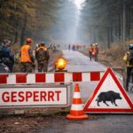 Georgenborner Straße dicht: Jagd stoppt Verkehr und Radfahrer am Sonntag.