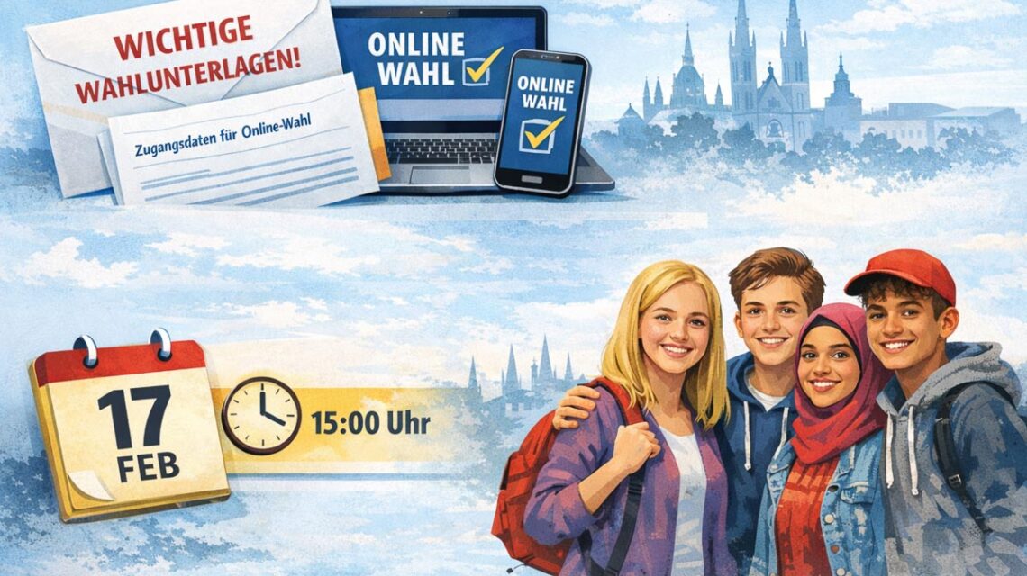 Jugendparlamentswahl, Unterlagen werden verschickt.