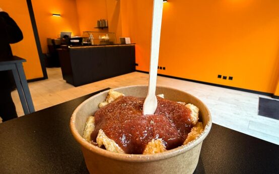 Eine Portion Kaiserschmarrn mit Pflaumen...