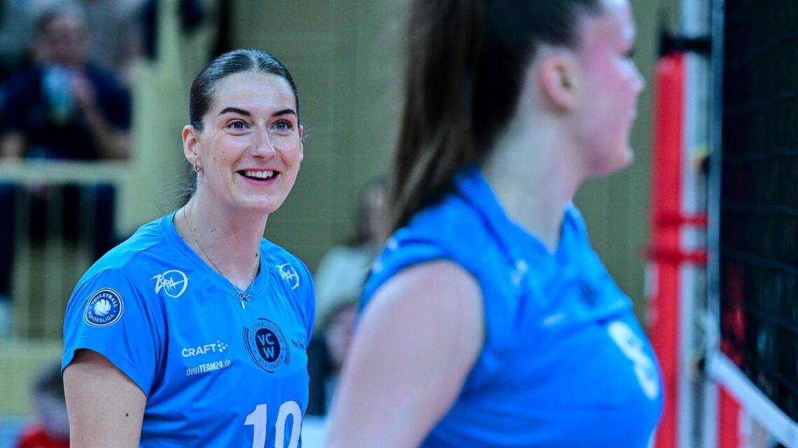 Laura Brökstra gut gelaunt.