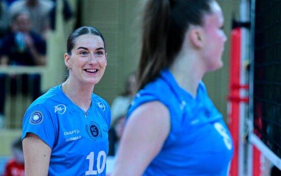 Laura Brökstra gut gelaunt.