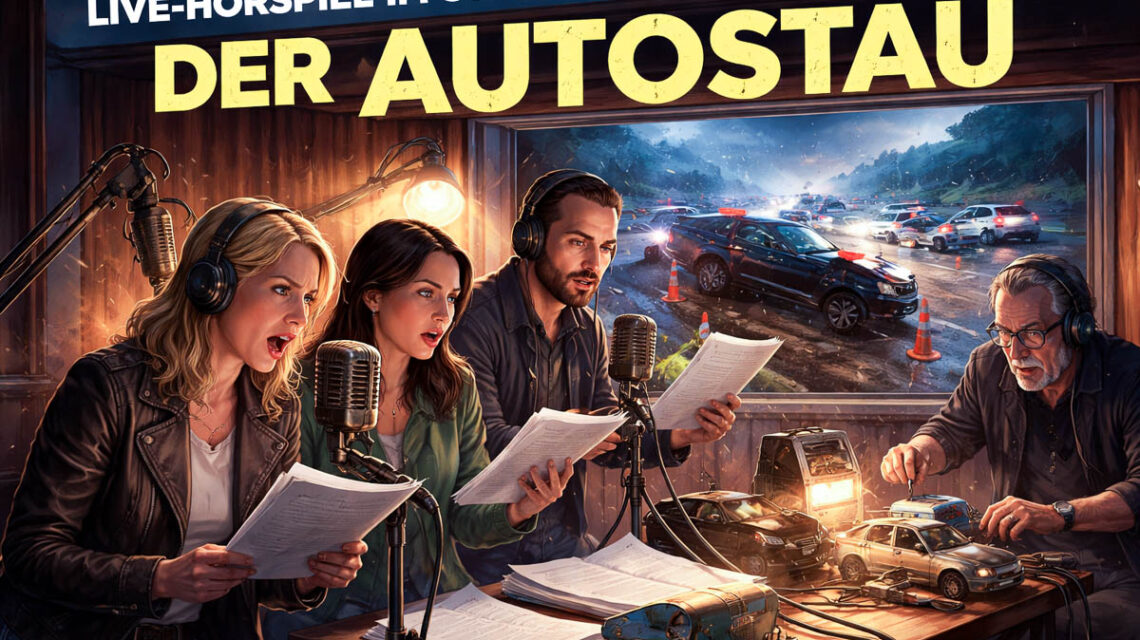 Live Hörspiel im Staatstheater Wiesbaden im Studio.