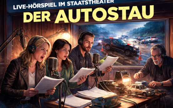 Live Hörspiel im Staatstheater Wiesbaden im Studio.